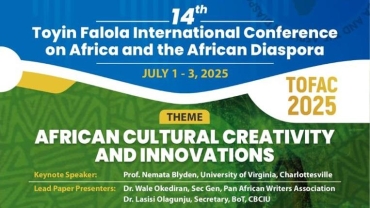 14th Toyin Falola International Conference on Africa and the African Diaspora